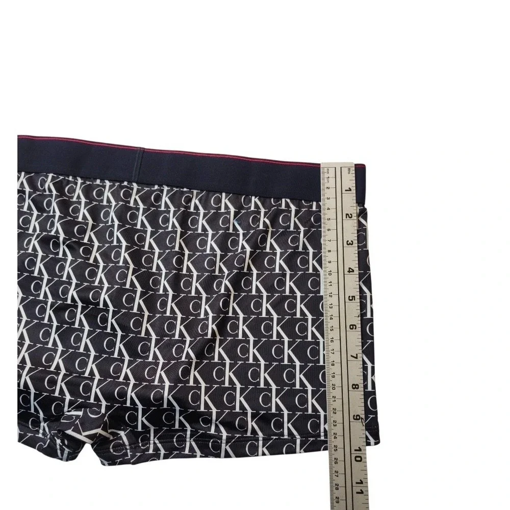Calvin Klein Men's Low Rise Trunk Graphic Monogram Microfiber Stretch Size XL